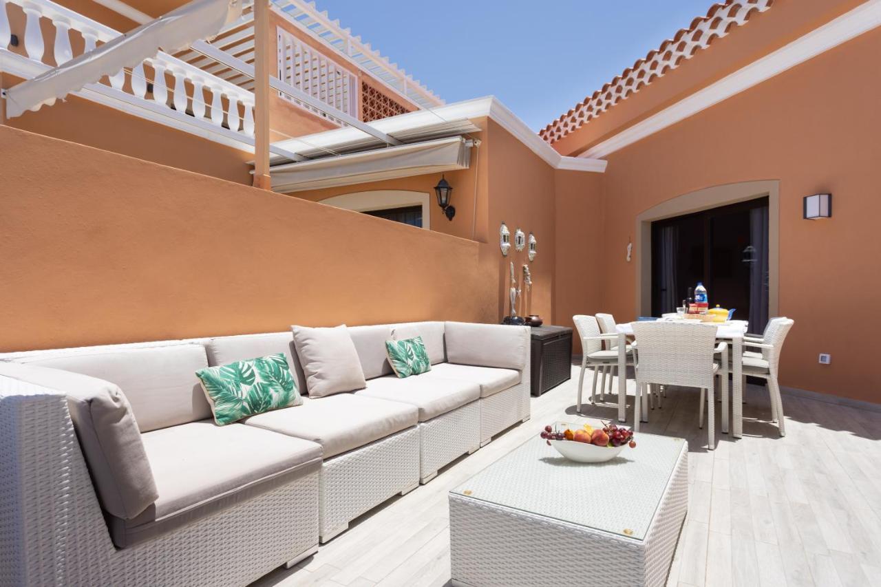 Exclusive Attic Las Vistas 3 With Breathtaking Sea View, Only 100 M To The Sea, Heated Pool, Aircon, Wifi Arona  Extérieur photo